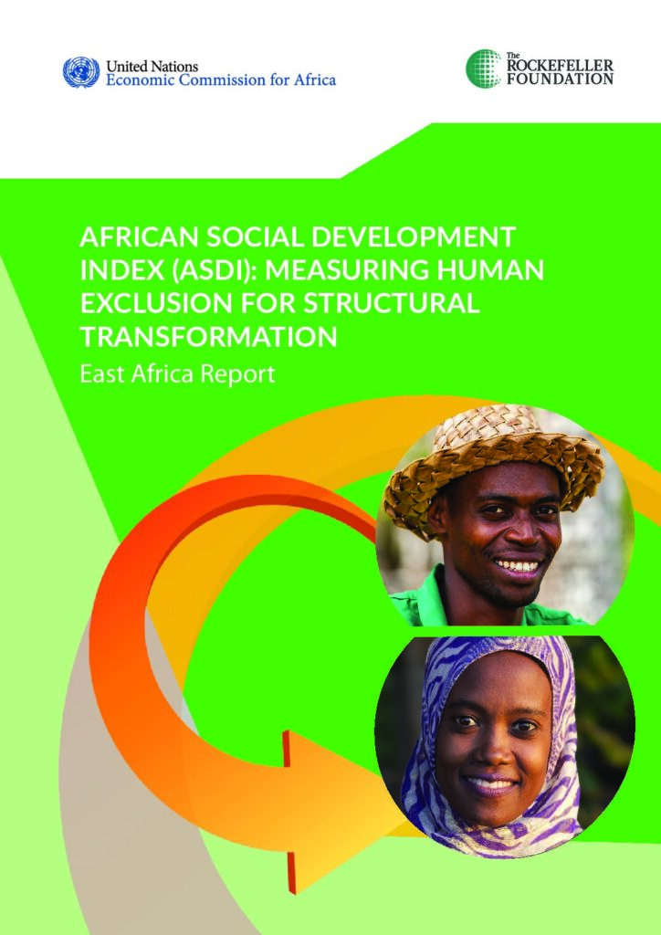 thumbnail of AFRICAN SOCIAL DEVELOPMENT INDEX (ASDI) MEASURING HUMAN EXCLUSION FOR STRUCTURAL TRANSFORMATION Report_East Africa_Eng 1