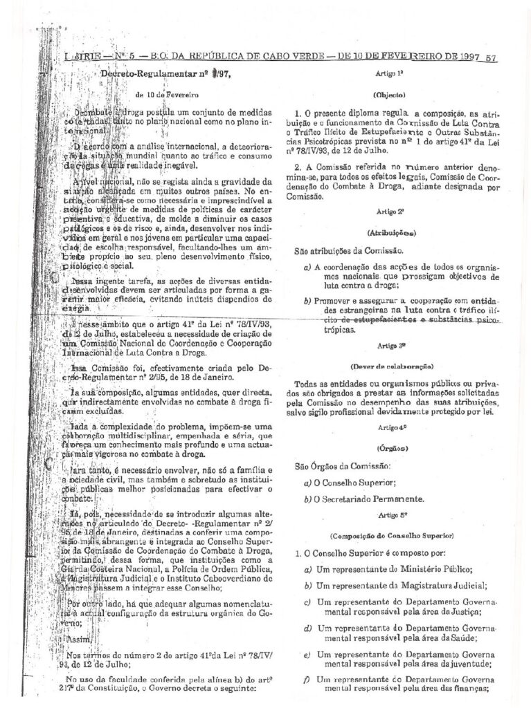 thumbnail of Decreto-Regulamentar 1-97