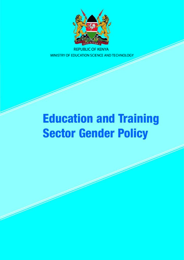 thumbnail of Education and Training Sector Gender Policy – 2015