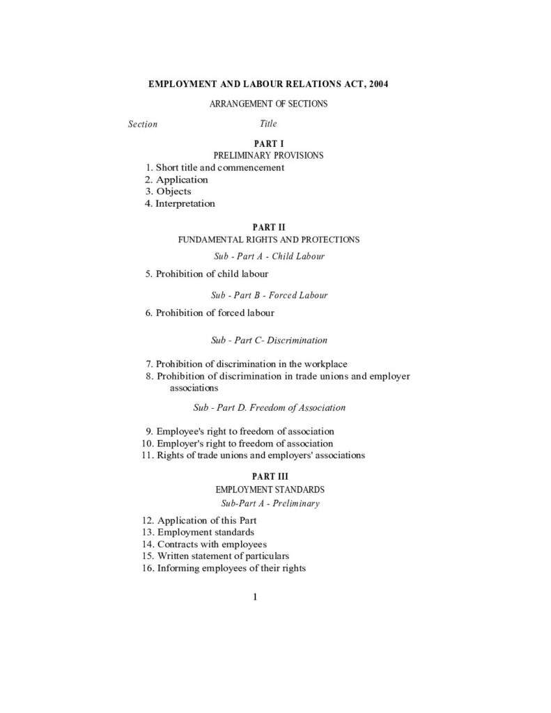 thumbnail of Employment and Labour Relations Act 2004