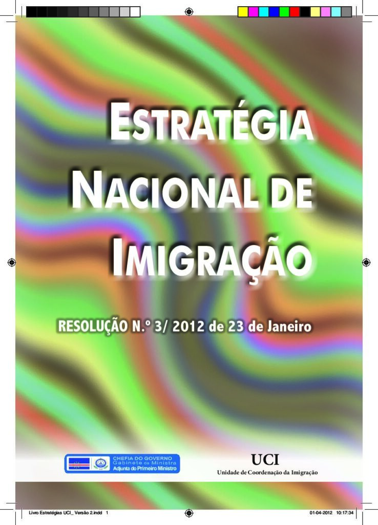 thumbnail of Estratégia Nacional da Imigração