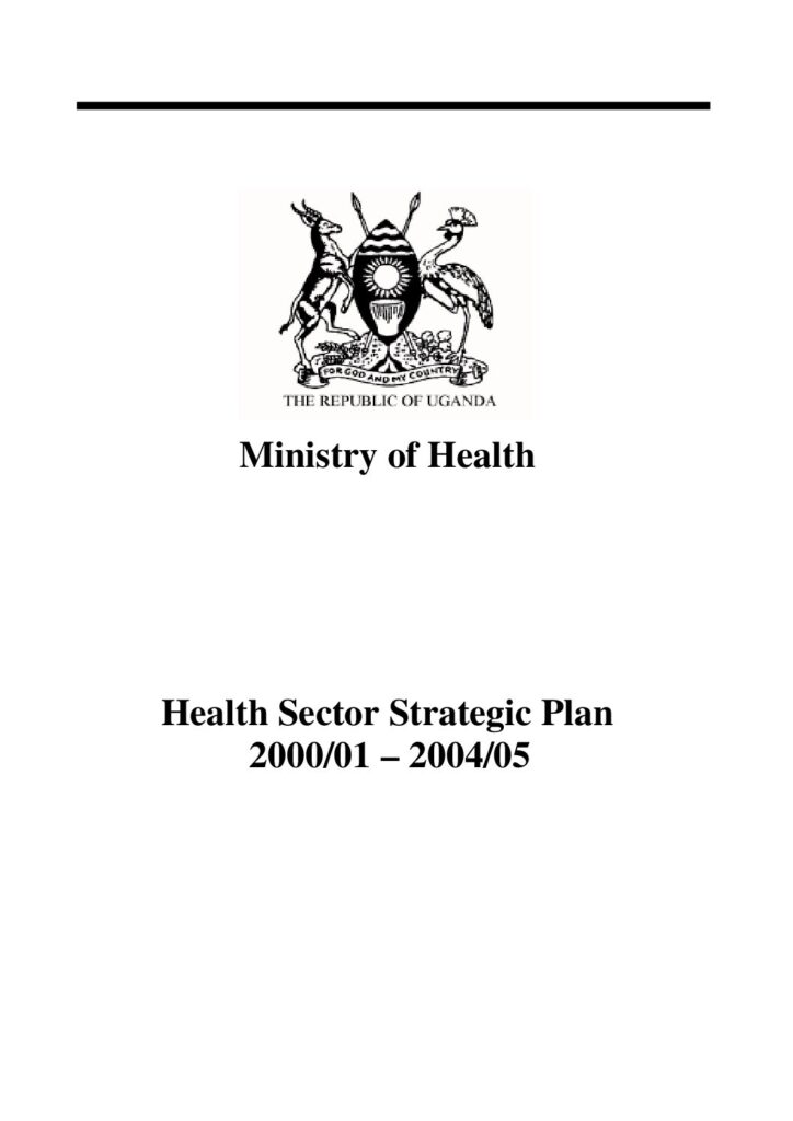 thumbnail of Health sector strategic plan l