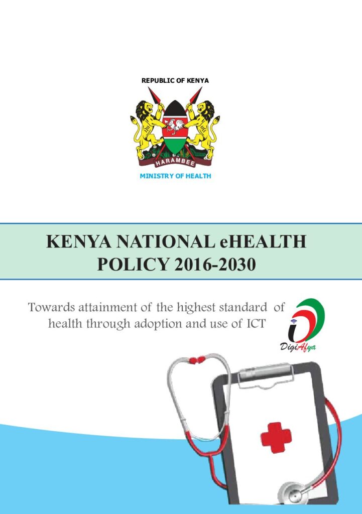 thumbnail of Kenya National E-Health Policy – 2016 – 2030