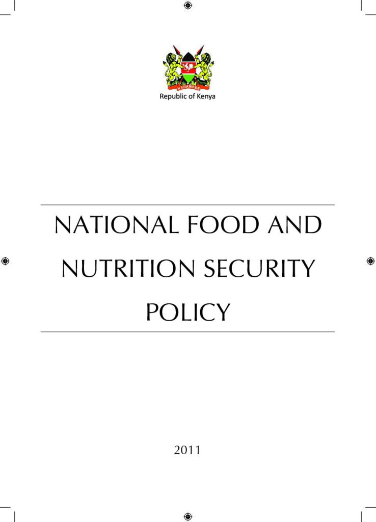 thumbnail of National Food and Nutrition Security Policy – 2011