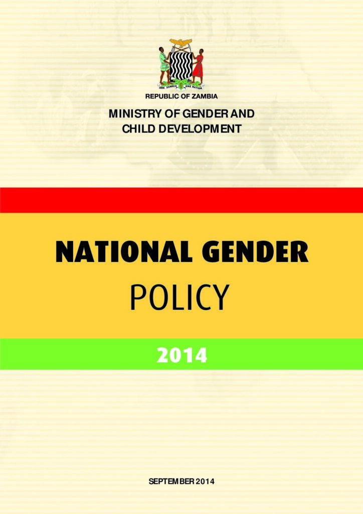 thumbnail of National Gender Policy