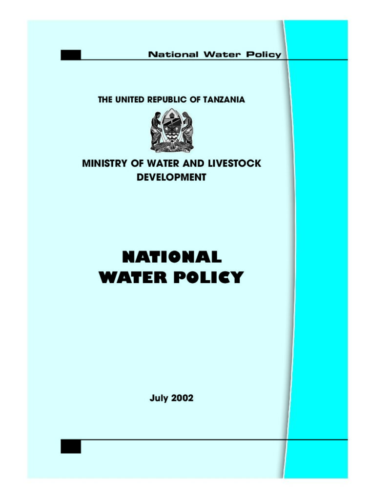 thumbnail of National Water Policy 2002