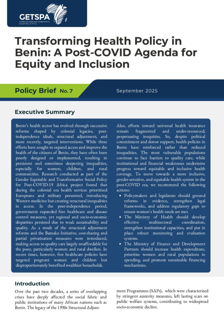 thumbnail of Policy Brief 7_Benin_EN