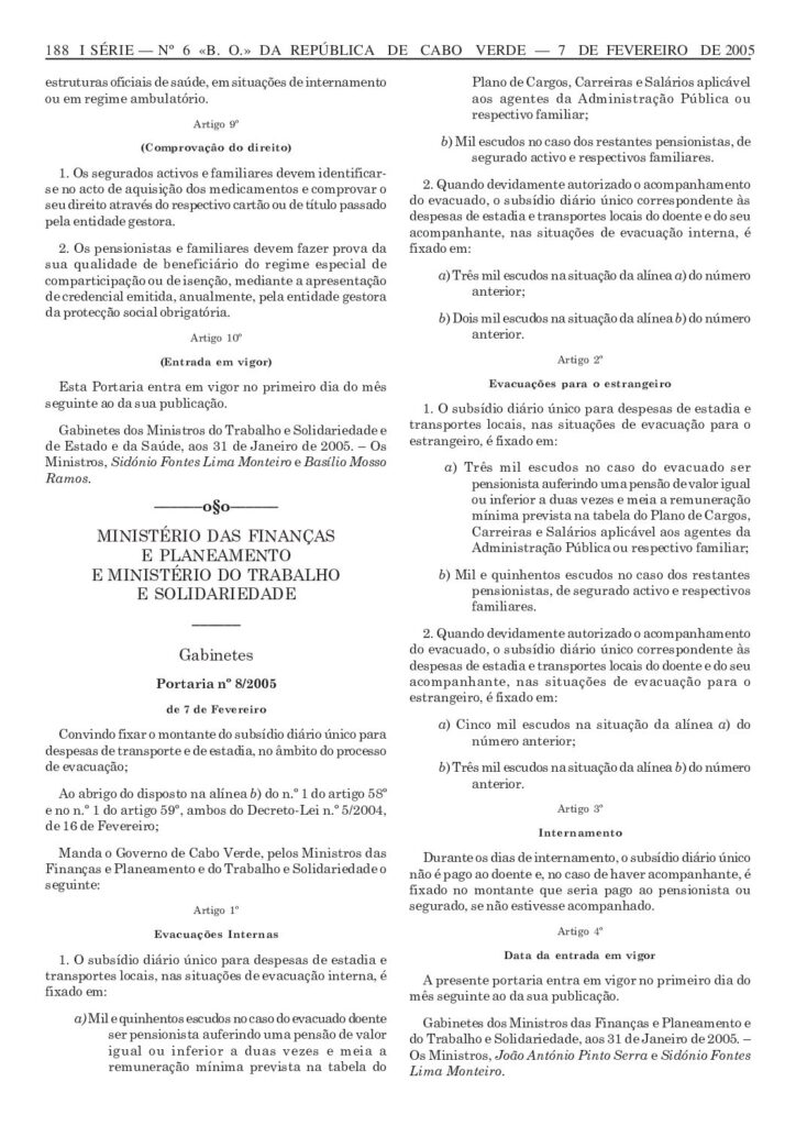 thumbnail of Portaria nº 8_05 de 07.02.05, I Série nº6 – Regulamento – (Revogado pela Portaria 52_2010)