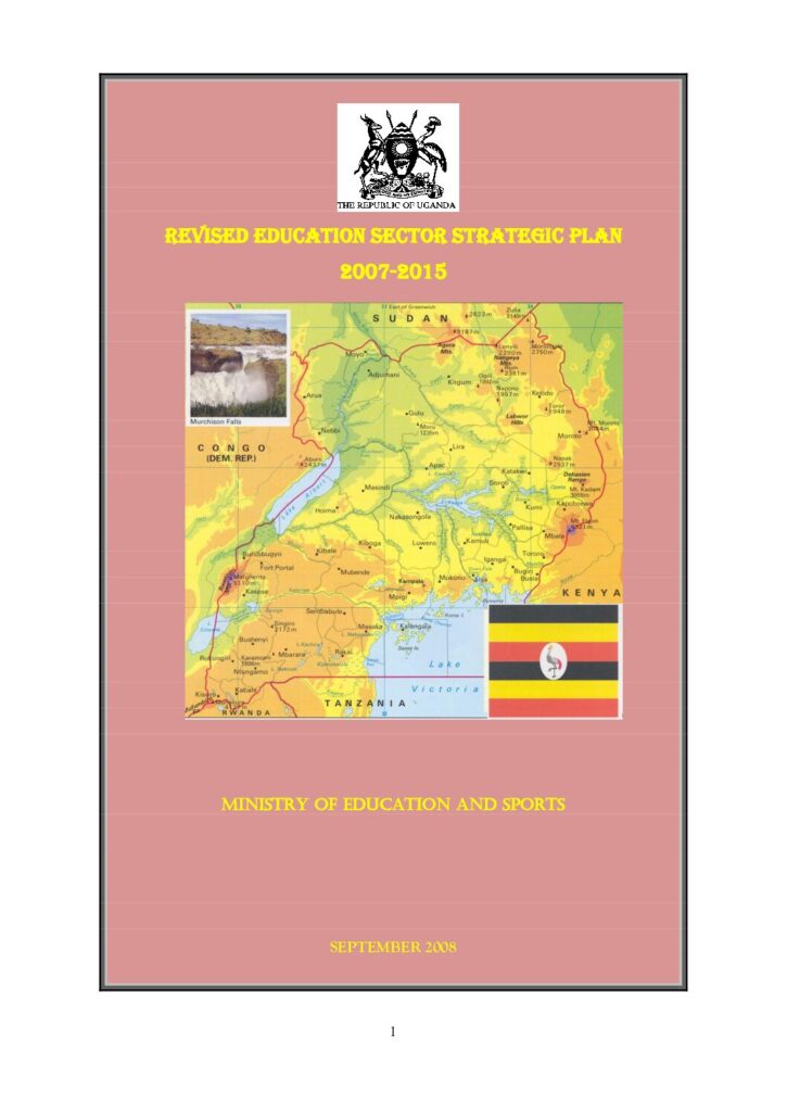 thumbnail of Revised Education Strategic Plan 2007 2015
