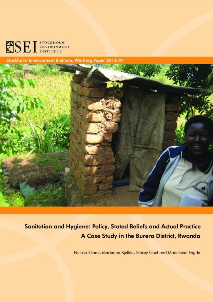 thumbnail of SEI Working Paper Ekane Sanitation Hygiene Rwanda 2012