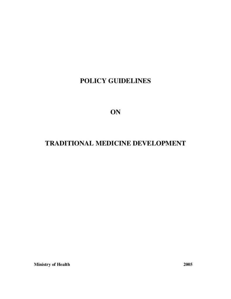 thumbnail of TRADITIONAL-MEDICINE-POLICY
