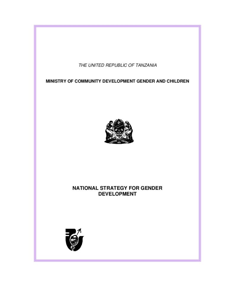 thumbnail of Tanzania_-_National_Strategy_for_Gender_Development_sw (1)